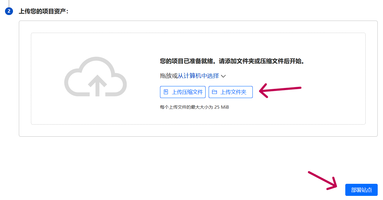 上传站点文件